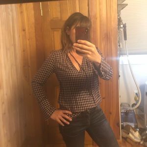 Treasure & Bond tie neck too. Size S